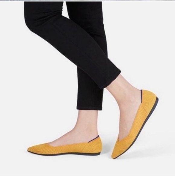 Rothy's Retired The Point in Marigold Yellow  Size 6.5 - Picture 6 of 11